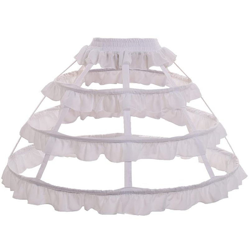 GRACEART Wedding Dress Petticoat Crinoline Underskirt Hoop Skirt - Image 1